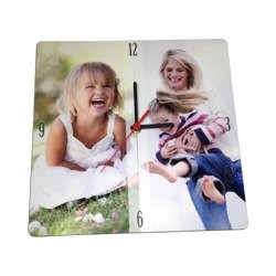 Sienas personalizēts pulkstenis izgatavots no MDF 28.5x28.5 cm ar jūsu foto