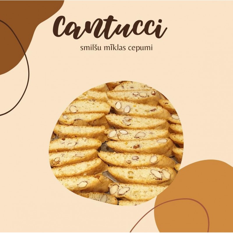 Cantucci smilšu mīklas cepumi